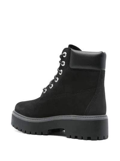 Timberland Stone Streeth 6 Inch Boots In Black