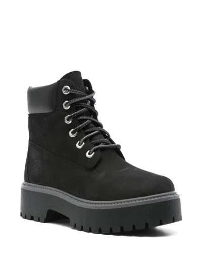 Timberland Stone Streeth 6 Inch Boots In Black