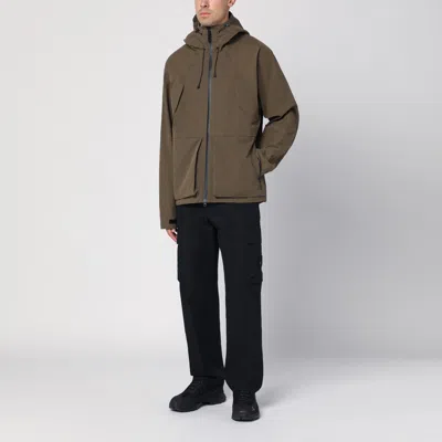Purple Mountain Observatory Khaki Green 3-layer Shell Jacket In Green