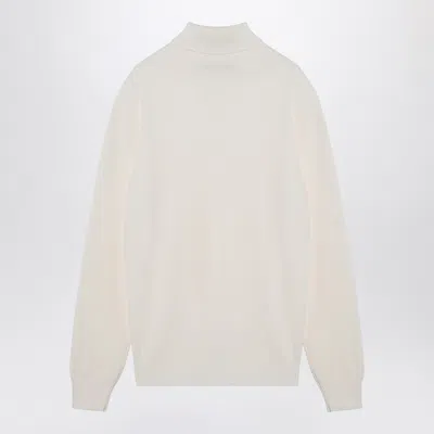 Tagliatore Turtleneck Wool Long Sleeves In Multicolor