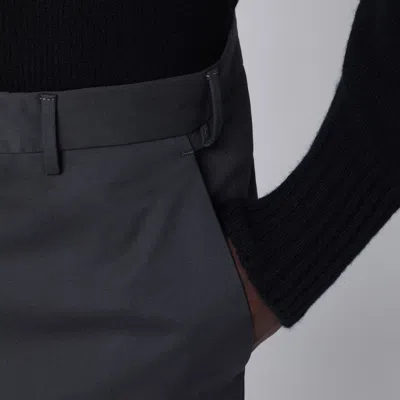 Pt Torino Wool Trousers With Concealead Closure In Grey
