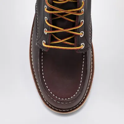 Redwing Black Cherry Excalibur Classic Moc Leather Boots In Multicolor