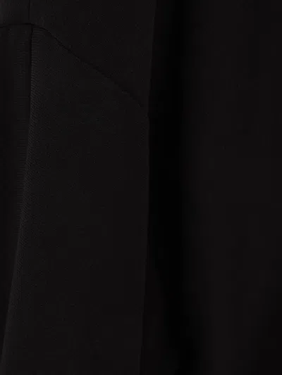 Alberto Biani Crepe Blouse In Schwarz