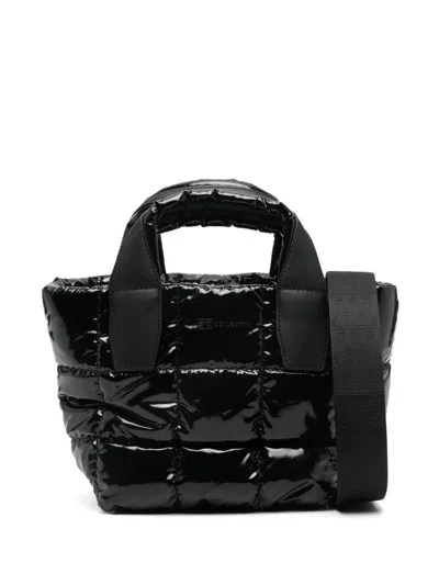 Veecollective Medium Porter Water Repellent Quilted Tote In Schwarz