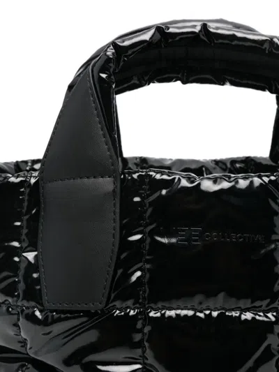 Veecollective Medium Porter Water Repellent Quilted Tote In Schwarz
