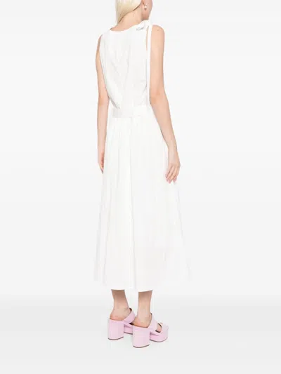 Bambah White Poplin Shirt Dress Regular Price In Weiss