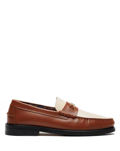 Shop Naked Wolfe Man Roma Chestnut/cream Leather