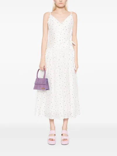 Bambah Lina Midi Dress In White