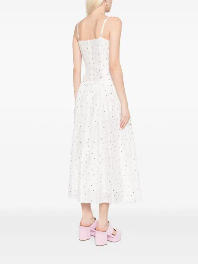 Bambah Lina Midi Dress In White