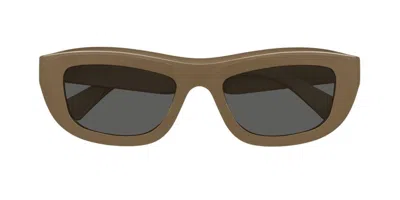 BOTTEGA VENETA BOTTEGA VENETA EYEWEAR RECTANGULAR FRAME SUNGLASSES 