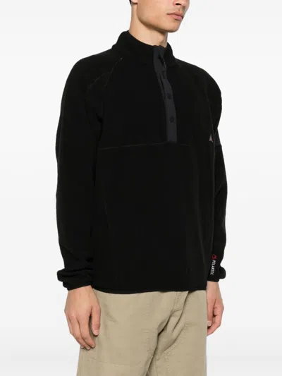 Roa Men S Polartec Fleece Button Up In Black