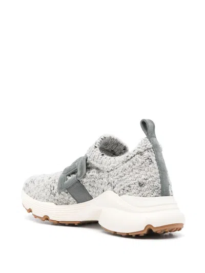 Tod's Kate Slip-on Sneakers In Fabric In Grey
