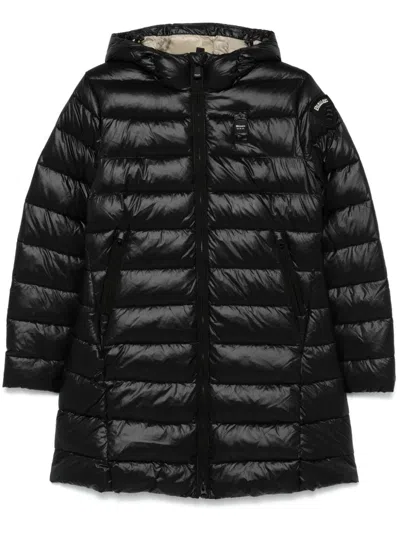 Blauer Padded Coat In Black