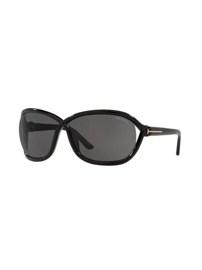 Tom Ford Womens Black Tr001753 Fernanda Butterfly-frame Acetate Sunglasses In Black