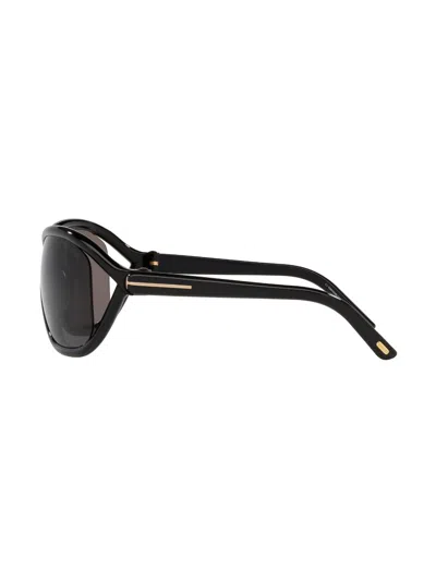 Tom Ford Womens Black Tr001753 Fernanda Butterfly-frame Acetate Sunglasses In Black