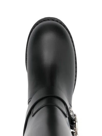 Off-white Black Off Track Boots In Black