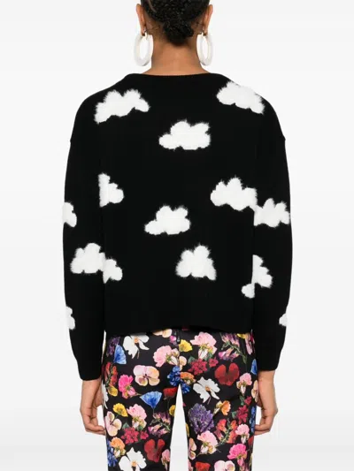 Alice And Olivia Gleeson Sweater In Black