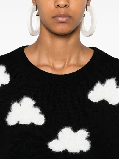 Alice And Olivia Gleeson Sweater In Black
