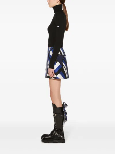 Pucci Logo Sweater In Black