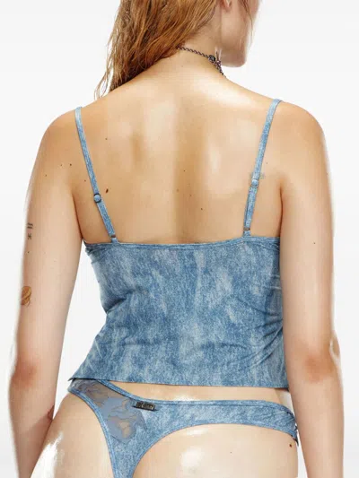 Diesel X Savage X Fenty Lace Camisole In Blue