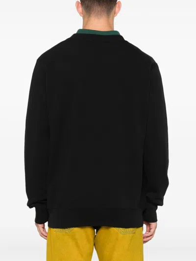 Ps By Paul Smith Stripe-print Sweatshirt In Black