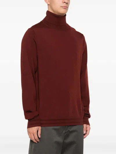 Ps By Paul Smith Merino Wool Sweater In Red