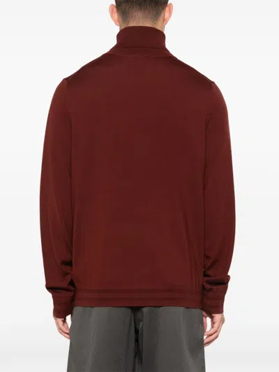 Ps By Paul Smith Merino Wool Sweater In Red