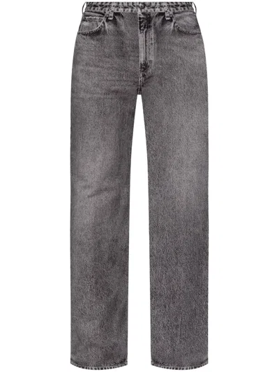 Rag & Bone Straight-leg Jeans In Grey