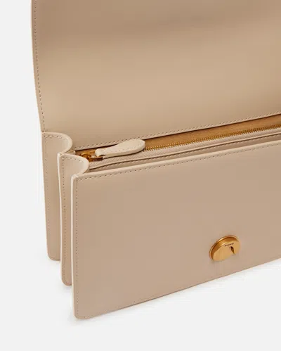 Pinko Classic Love Bag One Simply In Beige-smoke Grey-antique Gold