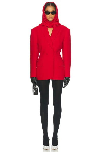 Magda Butrym Head Scarf In Red