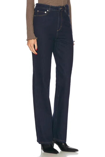 Ser.o.ya Brooklyn High Rise Straight Jean In Rinse