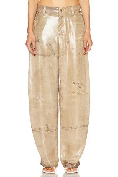 Alexander Wang Wide Leg Pant In Tannin