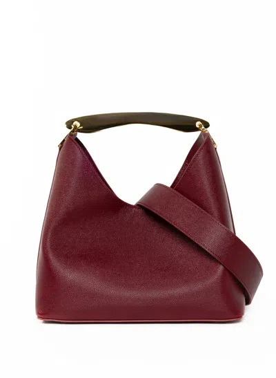 Elleme Boomerang Caviar Leather Burgundy-pre Order Delivery In 3 Weeks In Burgundy