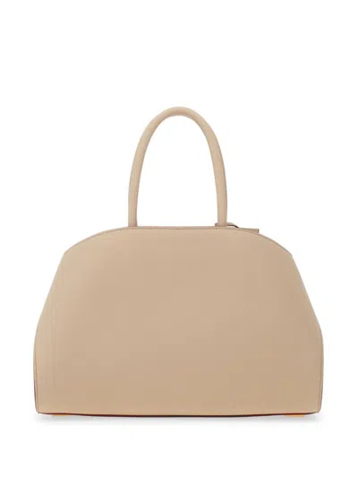 Shop Ferragamo Hug Tote Bag In Neutrals