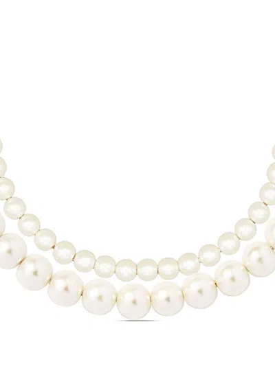 Roxanne Assoulin Princess Bracelet (set Of Two) In White