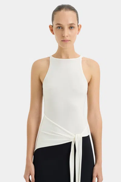 Sir Emery Tie Waist Dress In Black