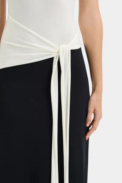 Sir Emery Tie Waist Dress In Black