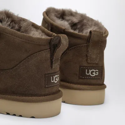 Ugg Classic Ultra Mini Hickory Boot In Brown