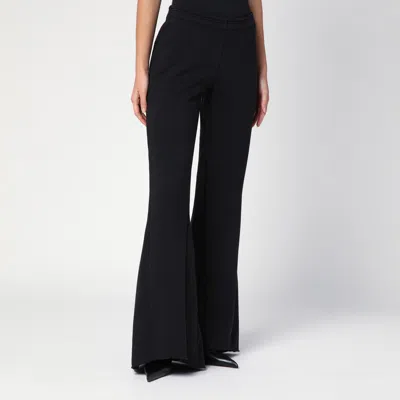 Entire Studios Flared Cotton Track Pants In Grey