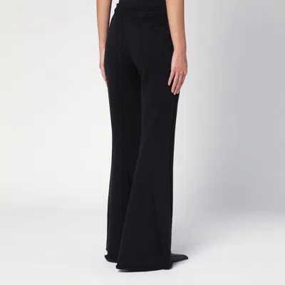 Entire Studios Flared Cotton Track Pants In Grey