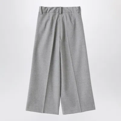 Il Gufo Grey Palace Pant With Darts In Grey