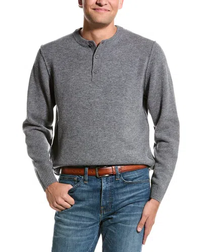 Alashan Henley Wool Shirt In Grey