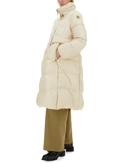Parajumpers Long Oversize Down Jacket In White