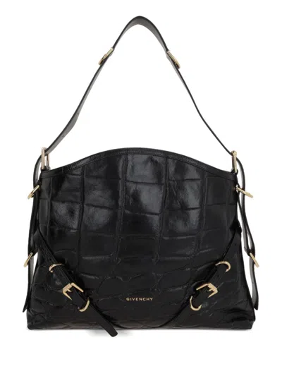 Givenchy Medium Voyou Shoulder Bag In Black