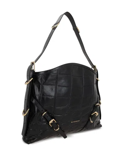 Givenchy Medium Voyou Shoulder Bag In Black