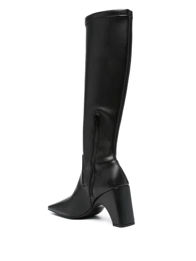 Coperni Black Bridge Stretch Tall Boots In Black