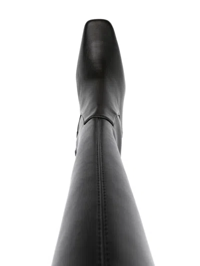 Coperni Black Bridge Stretch Tall Boots In Black