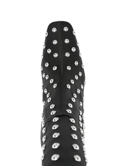 Coperni Bridge 80mm Boots In Black/silver
