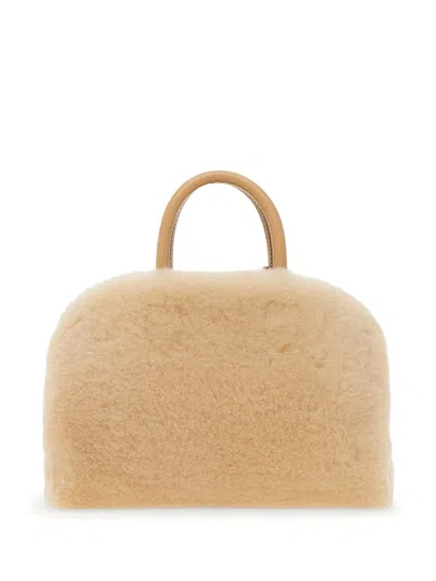 Ferragamo Hug Mini Bag In Neutrals