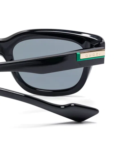 Gucci Square-frame Sunglasses In 黑色